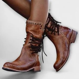 Isabel | Botas de Cano Alto em Castanho e Preto, do 34 ao 43