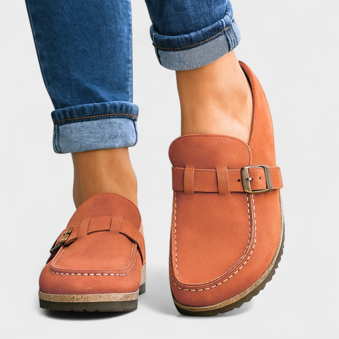 Inês - Mocassins de Camurça com Fivela - Image 8