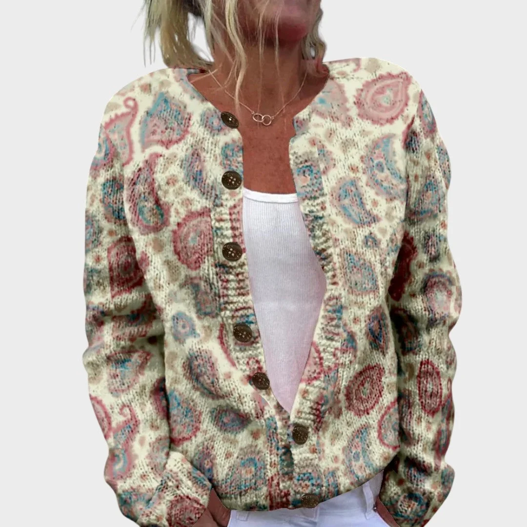 Lara - Cardigan Floral de Outono - Image 2