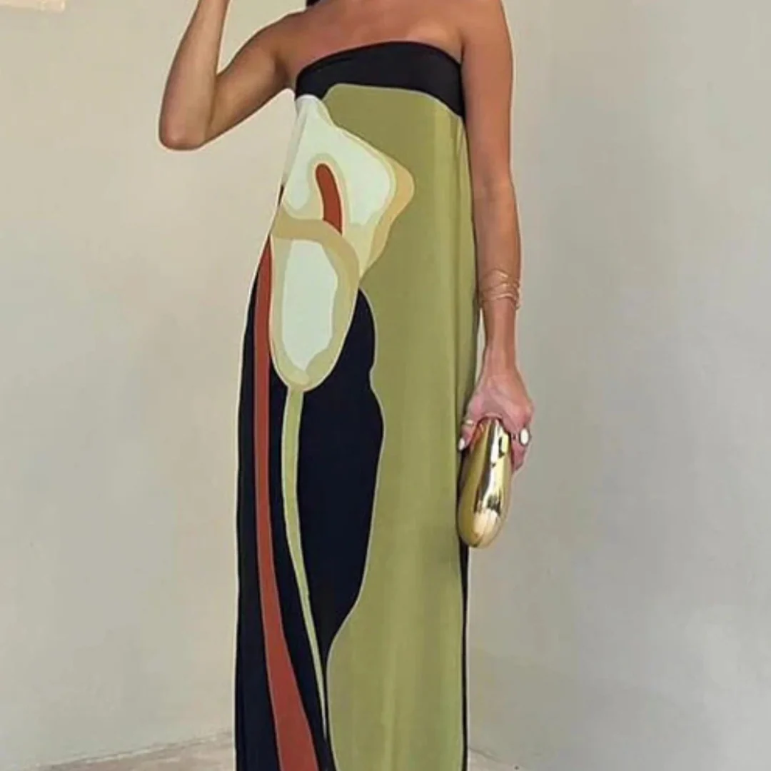 Paula - Vestido Elegante com Decote - Image 3