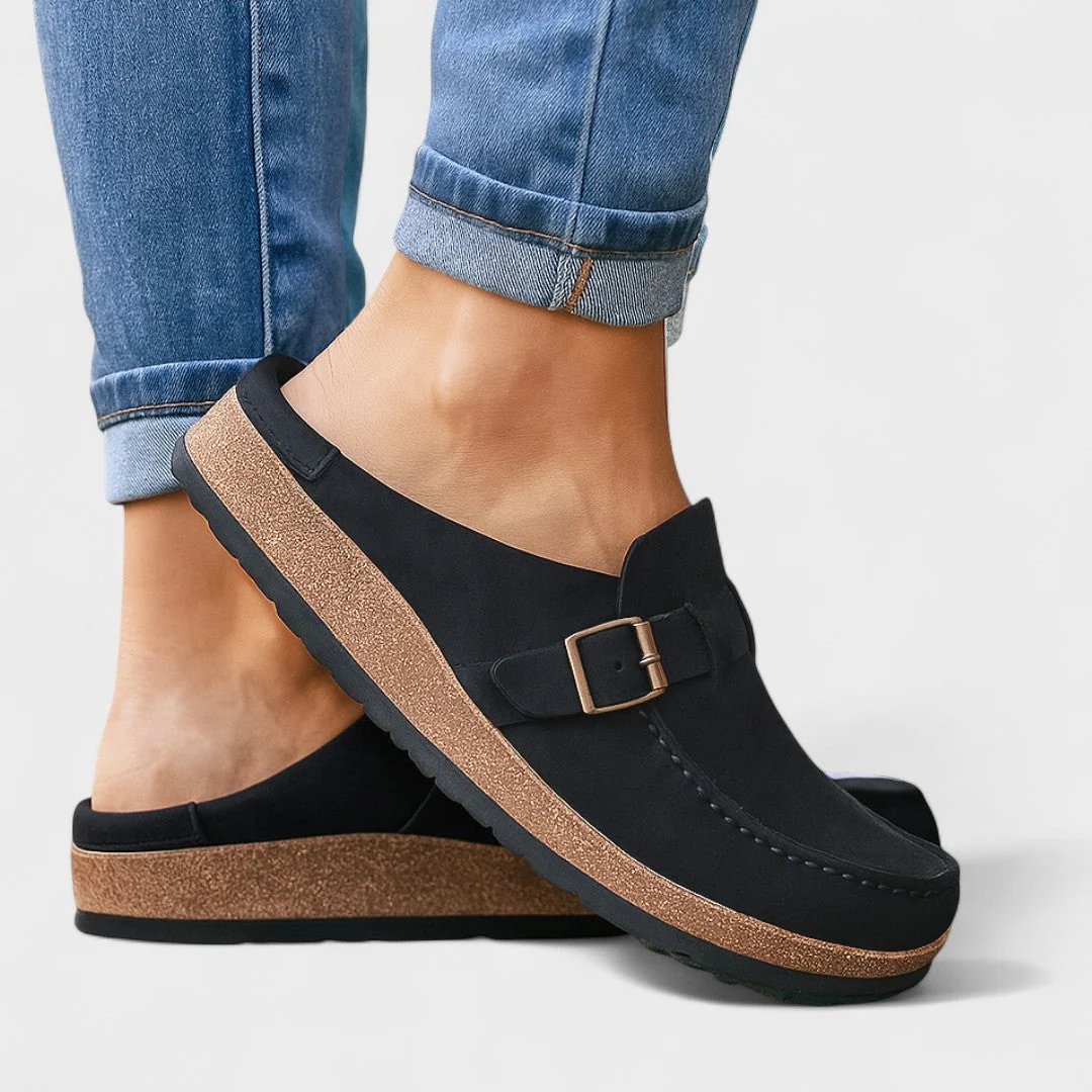 Inês - Mocassins de Camurça com Fivela - Image 5