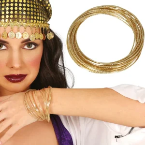 Pulseiras metálicas estilo bracelete
