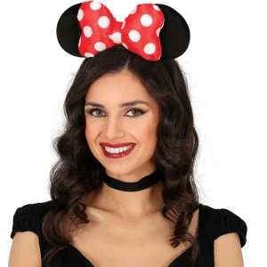 Diadema Ratinha Minnie com Laço