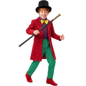 Fato de Willy Wonka o Chocolateiro para crianças