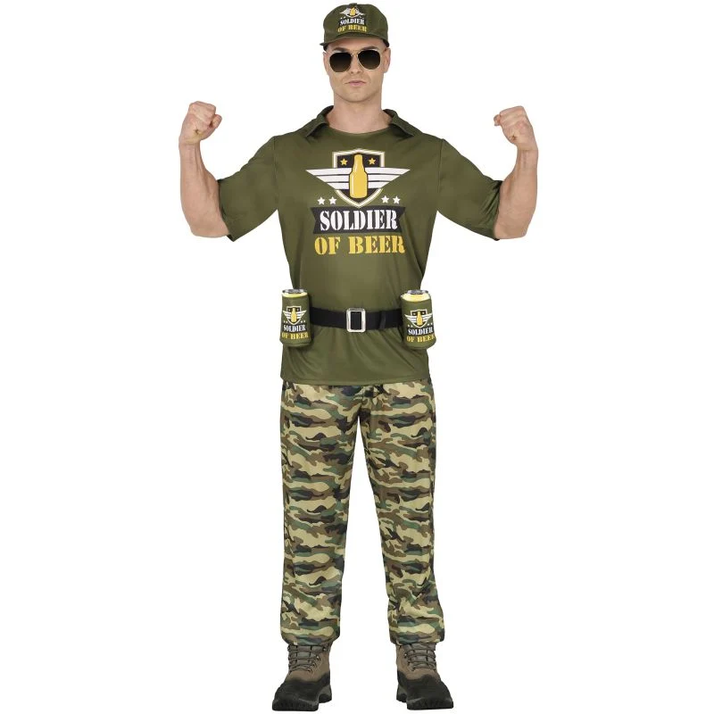 Fato de Soldado da Cerveja para homem - Image 2