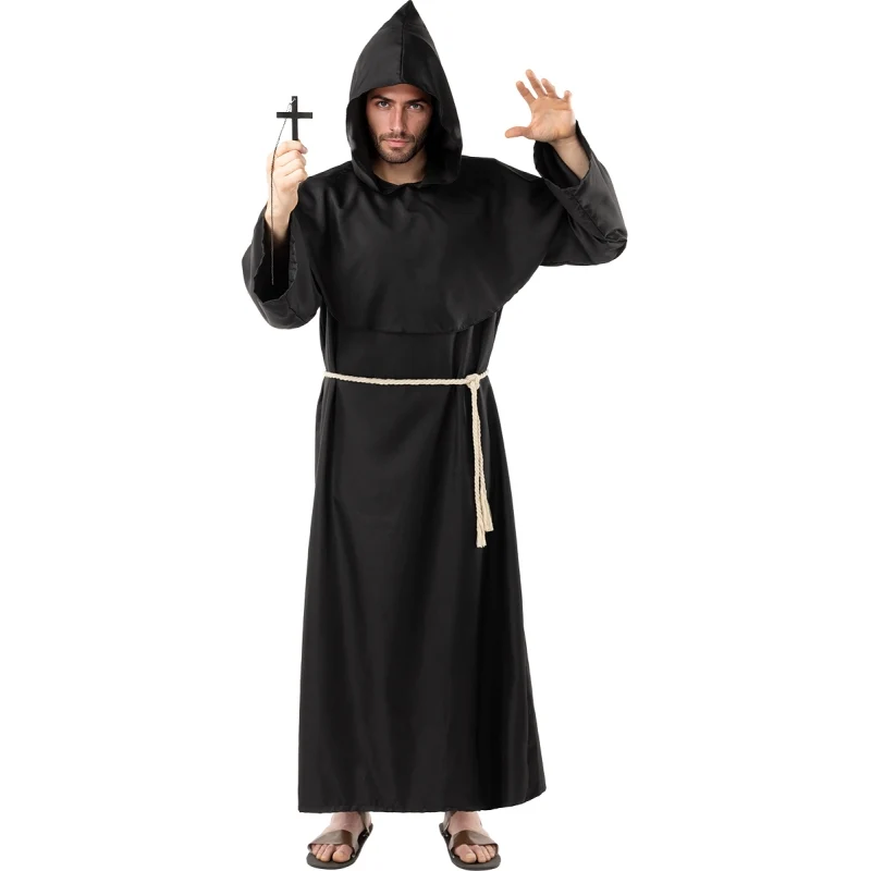 Fato de Monge Deluxe para adulto - Image 3