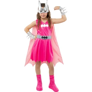 Fato de Batgirl rosa para menina