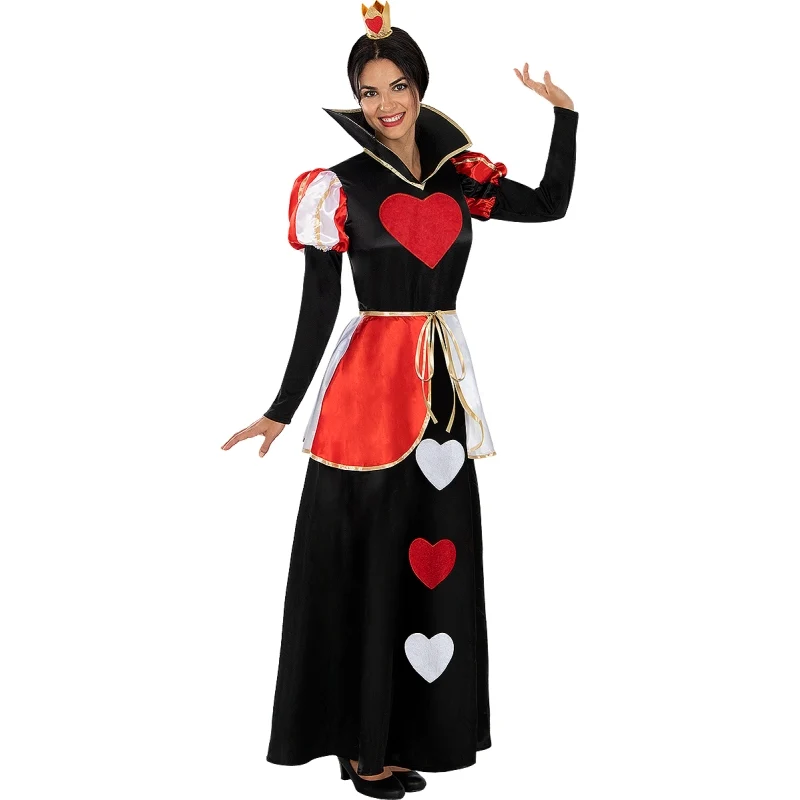 Fato de Rainha de Copas Clássica para mulher - Image 5