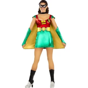 Fato de Super-heroína Robin Sexy para mulher