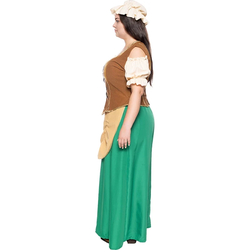 Fato de Estalajadeira Época Medieval para mulher - Image 5
