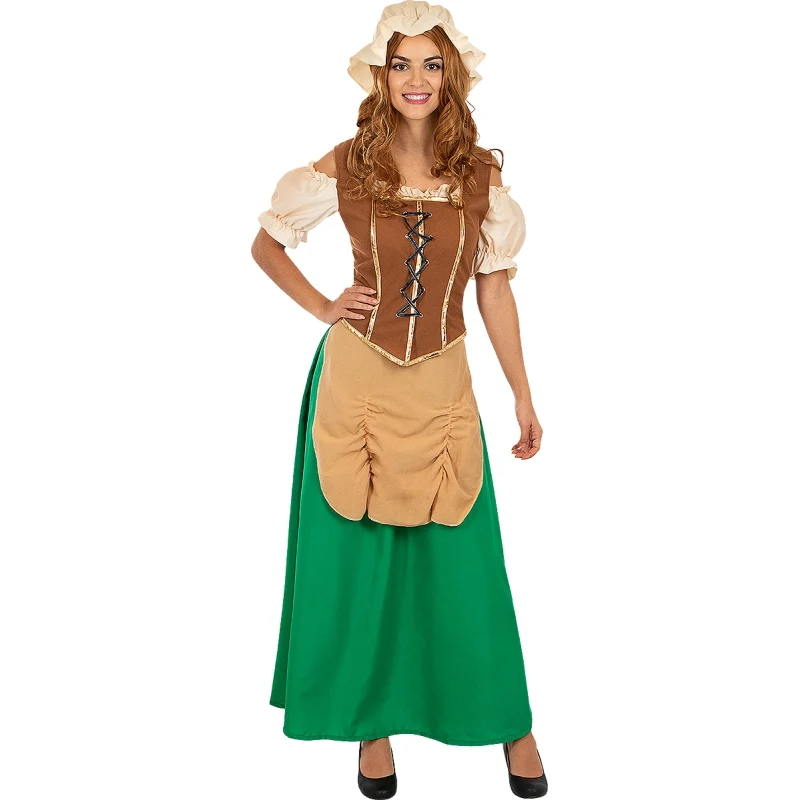 Fato de Estalajadeira Época Medieval para mulher - Image 9