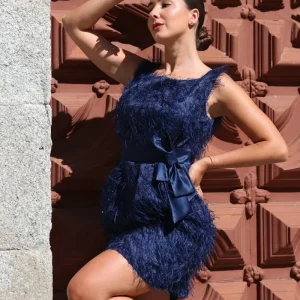 Vestido com laço