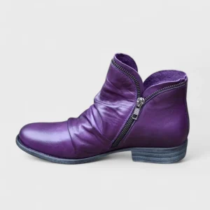 Zoe | Botas Ortopédicas Confortáveis em Violeta e Preto, do 35 ao 43