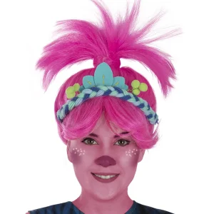 Peruca Troll Poppy para mulher