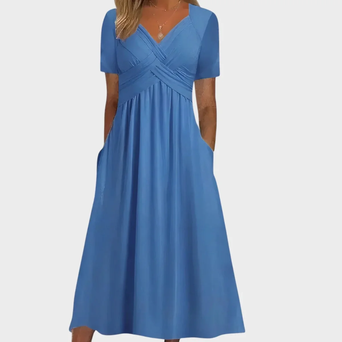 Teresa - Vestido confortável com decote em V - Image 3