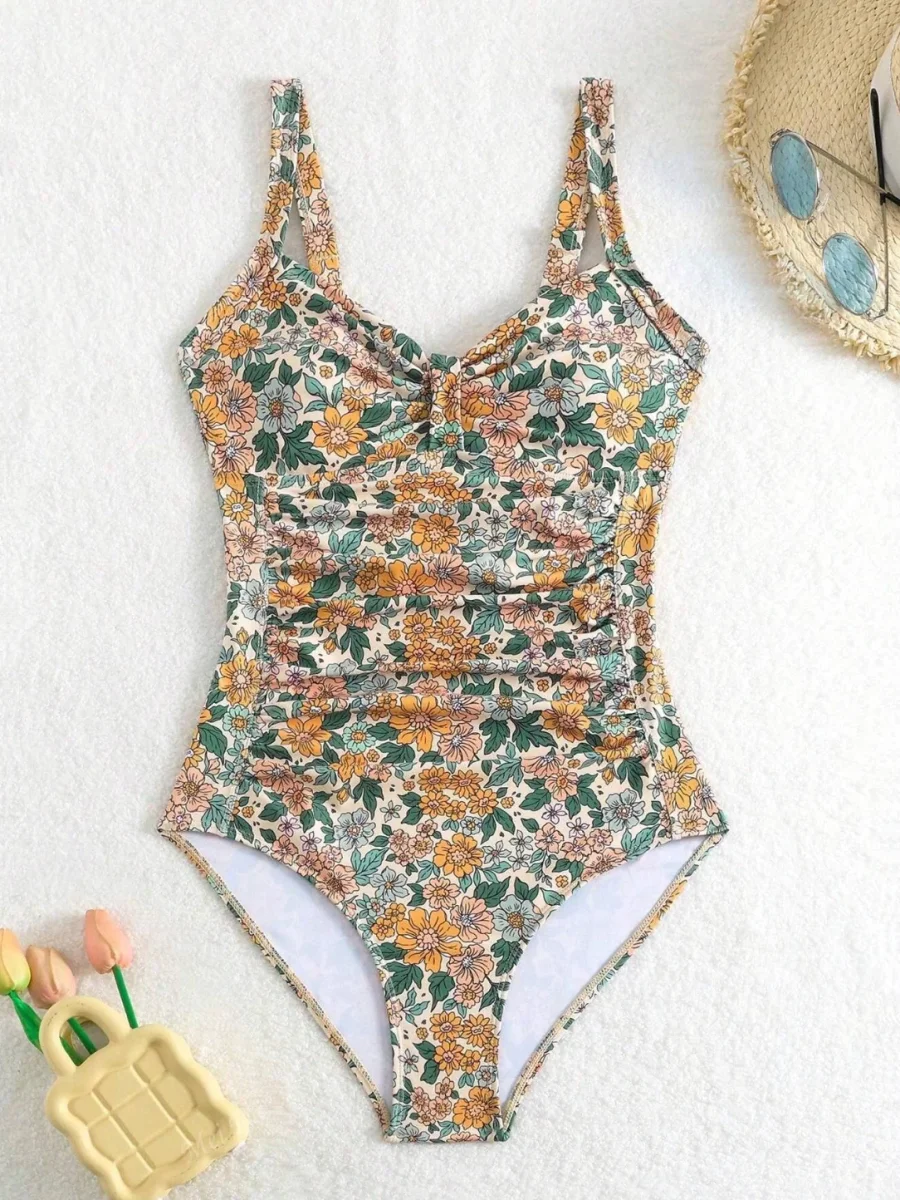Luísa - Fato de banho com decote halter floral - Image 3