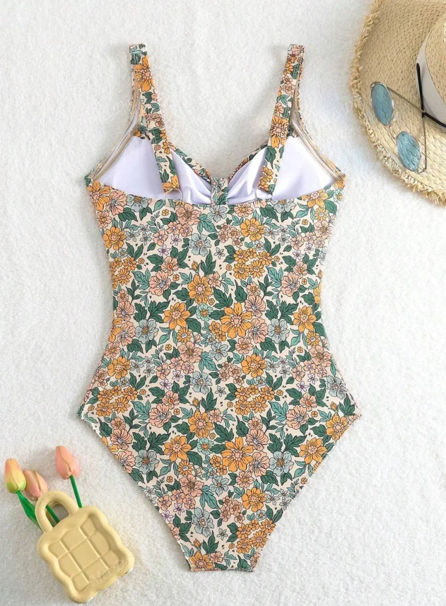 Luísa - Fato de banho com decote halter floral - Image 4