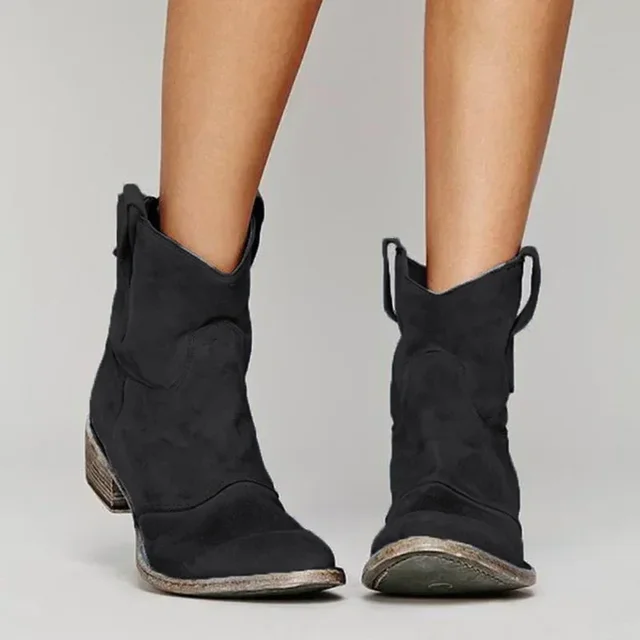 Francisca | Botas Cowboy Vintage em Castanho e Preto, do 35 ao 43 - Image 3