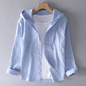 Filipa - Blusa de Algodão com Capuz
