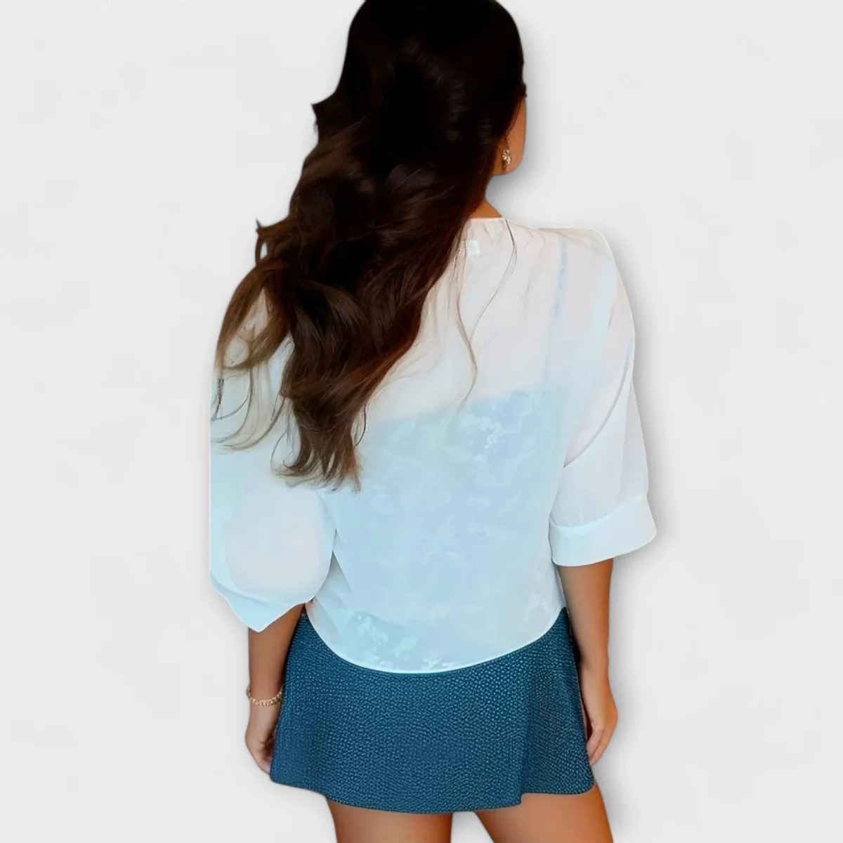 Olivia - Blusa com a frente aberta - Image 3