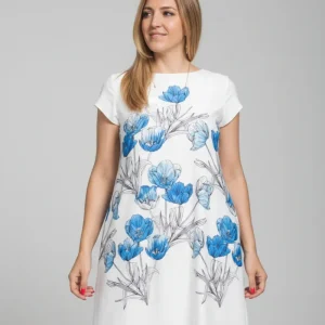 Vestido curto com padrão