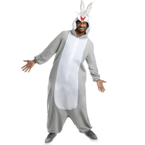 Fato de Bugs Bunny dos Looney Tunes adulto unisexo