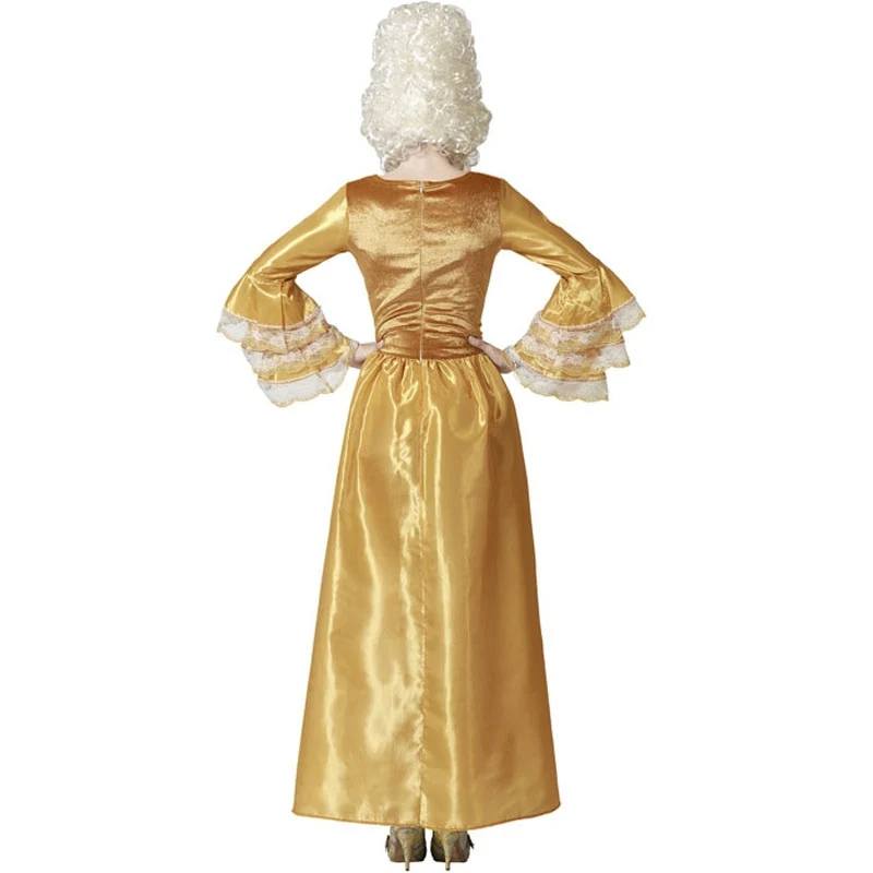 Fato de Cortesão dourado para mulher - Image 4