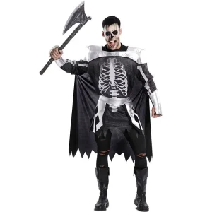 Disfraz de Esqueleto Medieval para hombre