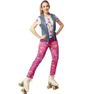 Fato de Patinador dos anos 90 para mulher