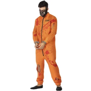 Fato de Prisioneiro psicopata para homem