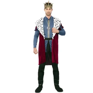 Fato de Rei da corte medieval para homem