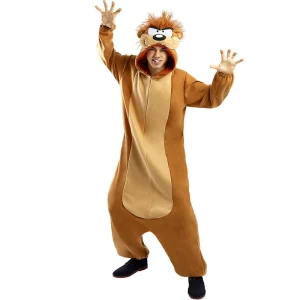 Fato de Diabo da Tasmânia dos Looney Tunes adulto unisexo