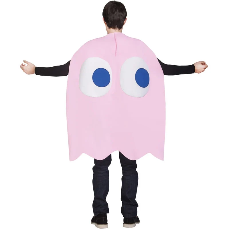 Fato de Fantasma Pinky do Pac-Man adulto unisexo - Image 7