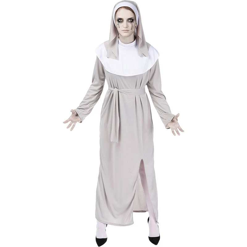 Fato de Freira fantasma zombie para mulher - Image 2
