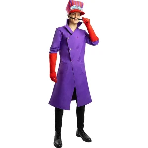 Fato de Dick Dastardly de A Mais Louca Corrida do Mundo para homem